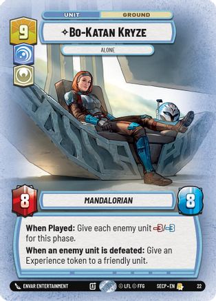 Bo-Katan Kryze - Alone (Foil) [Secrets of Power Weekly Play Promos] Star Wars: Unlimited Single Disney