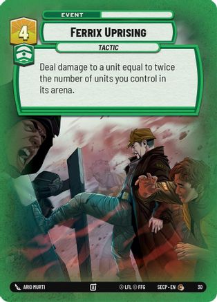 Ferrix Uprising (Foil) [Secrets of Power Weekly Play Promos] Star Wars: Unlimited Single Disney