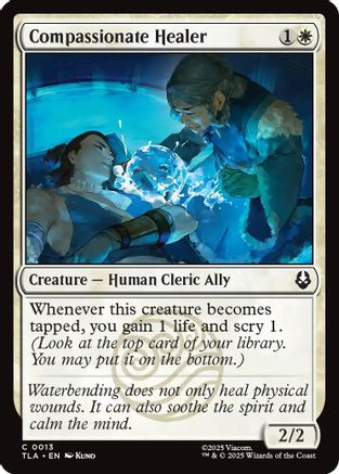 Compassionate Healer (TLA-013) [Avatar: The Last Airbender] MTG Single Wizards of the Coast