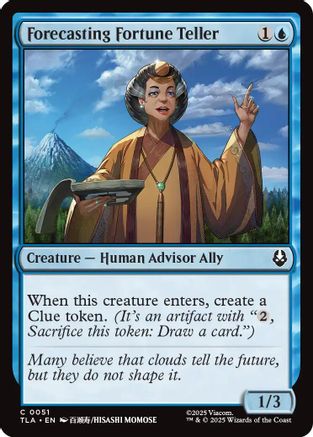 Forecasting Fortune Teller (TLA-051) [Avatar: The Last Airbender] MTG Single Wizards of the Coast