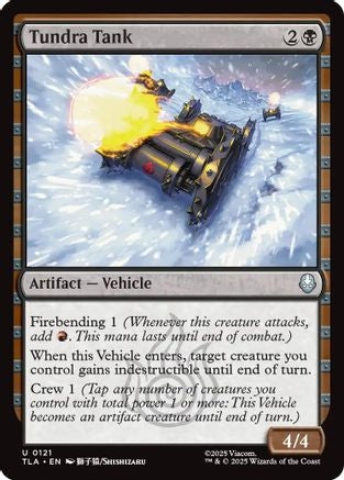 Tundra Tank (TLA-121) [Avatar: The Last Airbender] Foil MTG Single Wizards of the Coast