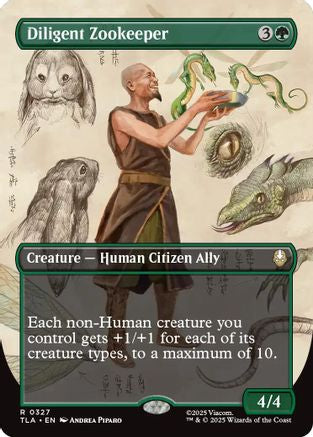 Diligent Zookeeper (TLA-327) [Avatar: The Last Airbender] MTG Single Wizards of the Coast