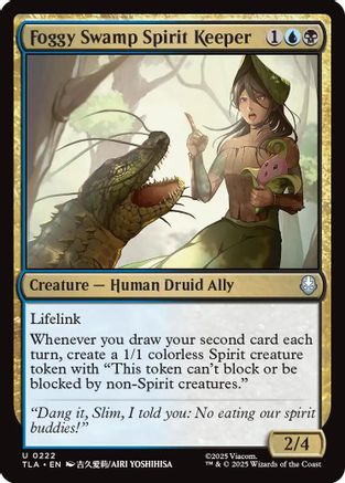 Foggy Swamp Spirit Keeper (TLA-222) [Avatar: The Last Airbender] MTG Single Wizards of the Coast