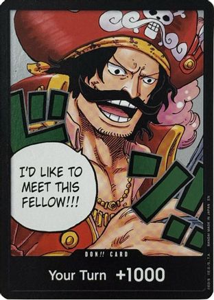 DON!! Card (Gol.D.Roger) [Carrying On His Will] Foil One Piece Single Bandai