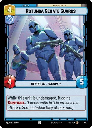 Rotunda Senate Guards (Foil) (573) [Secrets of Power] Foil Star Wars: Unlimited Single Disney
