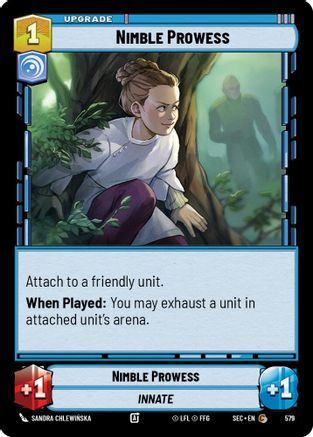 Nimble Prowess (Foil) (579) [Secrets of Power] Foil Star Wars: Unlimited Single Disney