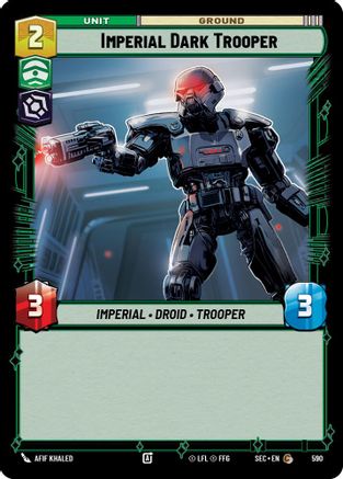 Imperial Dark Trooper (Foil) (590) [Secrets of Power] Foil Star Wars: Unlimited Single Disney
