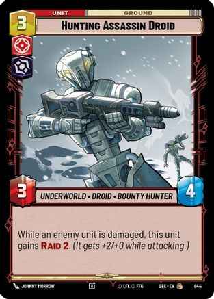 Hunting Assassin Droid (Foil) (644) [Secrets of Power] Foil Star Wars: Unlimited Single Disney