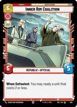 Inner Rim Coalition (Foil) (664) [Secrets of Power] Foil Star Wars: Unlimited Single Disney