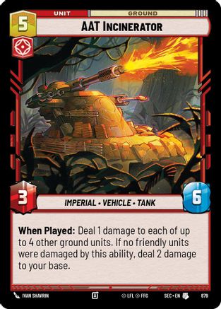 AAT Incinerator (Foil) (679) [Secrets of Power] Foil Star Wars: Unlimited Single Disney