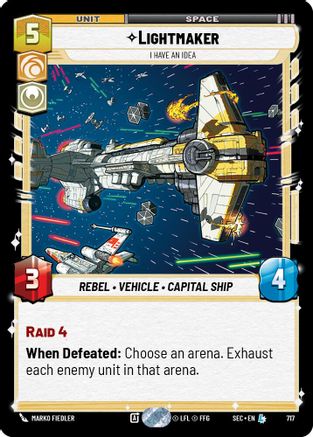 Lightmaker - I Have An Idea (Foil) (717) [Secrets of Power] Foil Star Wars: Unlimited Single Disney