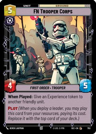 FN Trooper Corps (Foil) (753) [Secrets of Power] Foil Star Wars: Unlimited Single Disney