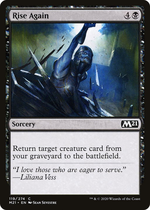 Rise Again (M21-119) [Core Set 2021] MTG Single Wizards of the Coast