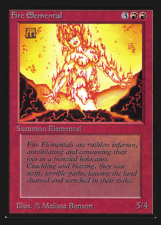Fire Elemental (IED-149) [Intl. Collectors' Edition] MTG Single Wizards of the Coast