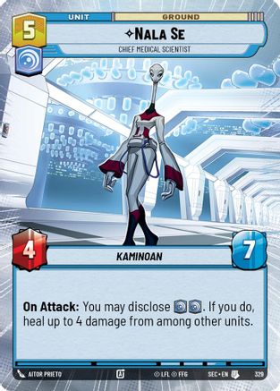 Nala Se - Chief Medical Scientist (Hyperspace) (329) [Secrets of Power] Star Wars: Unlimited Single Disney