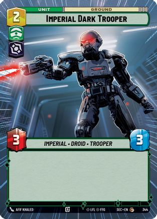 Imperial Dark Trooper (Hyperspace) (344) [Secrets of Power] Star Wars: Unlimited Single Disney