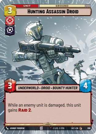 Hunting Assassin Droid (Hyperspace) (398) [Secrets of Power] Star Wars: Unlimited Single Disney