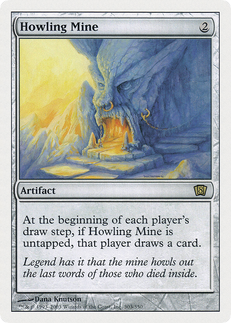 Howling Mine (8ED-303) [8th Edition] MTG Single Wizards of the Coast