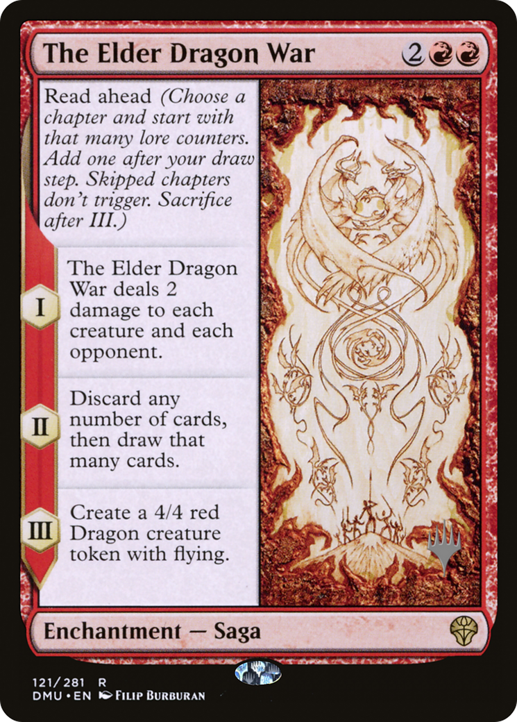 The Elder Dragon War (PPDMU-121) [Dominaria United Promos] MTG Single Wizards of the Coast