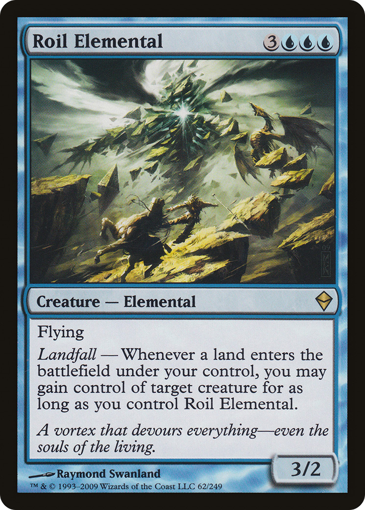 Roil Elemental (ZEN-062) [Zendikar] Foil MTG Single Wizards of the Coast