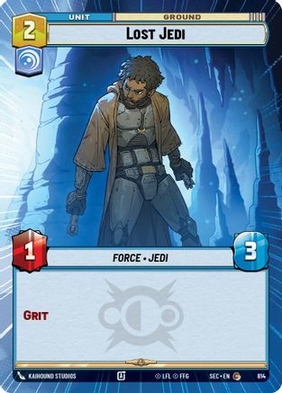 Lost Jedi (Hyperspace Foil) (814) [Secrets of Power] Foil Star Wars: Unlimited Single Disney