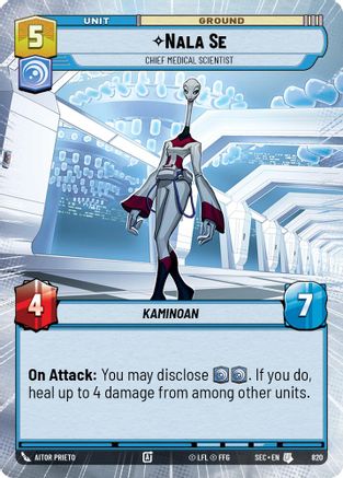 Nala Se - Chief Medical Scientist (Hyperspace Foil) (821) [Secrets of Power] Foil Star Wars: Unlimited Single Disney