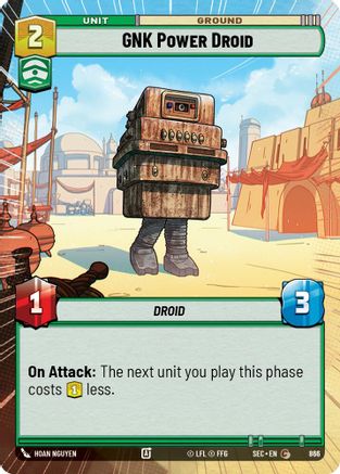 GNK Power Droid (Hyperspace Foil) (866) [Secrets of Power] Foil Star Wars: Unlimited Single Disney