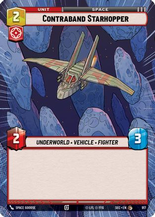 Contraband Starhopper (Hyperspace Foil) (917) [Secrets of Power] Foil Star Wars: Unlimited Single Disney