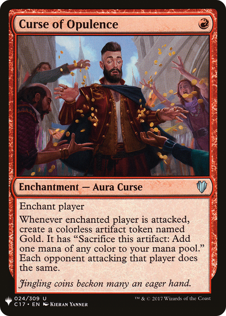 Curse of Opulence (LIST-024) [Mystery Booster] The List MTG Single Wizards of the Coast