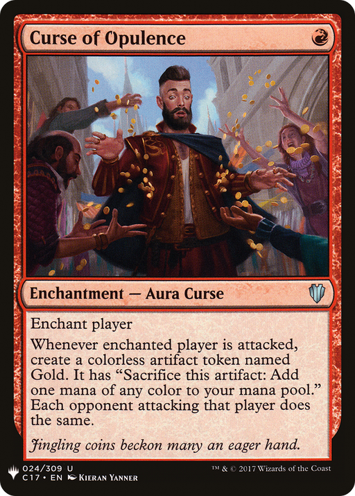 Curse of Opulence (LIST-024) [Mystery Booster] The List MTG Single Wizards of the Coast