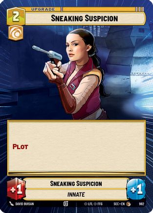 Sneaking Suspicion (Hyperspace Foil) (982) [Secrets of Power] Foil Star Wars: Unlimited Single Disney