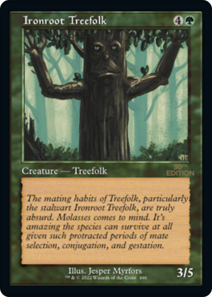 Ironroot Treefolk (30A-496) [30th Anniversary Edition] MTG Single Wizards of the Coast