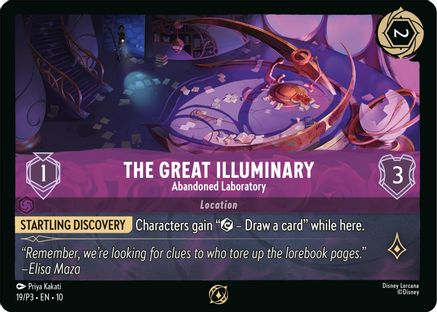 The Great Illuminary - Abandoned Laboratory (19) [Disney Lorcana Promo Cards] Cold Foil Lorcana Single Disney