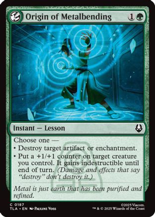Origin of Metalbending (TLA-187) [Avatar: The Last Airbender] MTG Single Wizards of the Coast