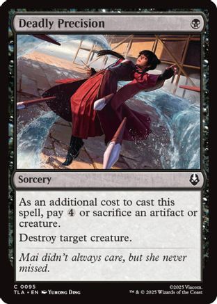 Deadly Precision (TLA-095) [Avatar: The Last Airbender] Foil MTG Single Wizards of the Coast