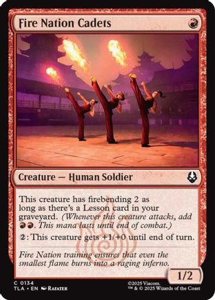 Fire Nation Cadets (TLA-134) [Avatar: The Last Airbender] MTG Single Wizards of the Coast