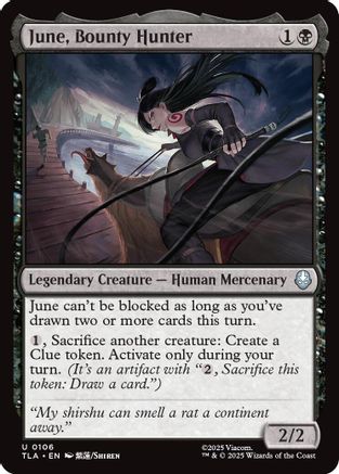 June, Bounty Hunter (TLA-106) [Avatar: The Last Airbender] Foil MTG Single Wizards of the Coast