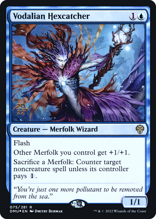 Vodalian Hexcatcher (PRE-075) [Dominaria United Promos] Foil MTG Single Wizards of the Coast