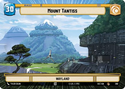 Mount Tantiss // Spy (Hyperspace) (290 // T03/T04) [Secrets of Power] Star Wars: Unlimited Single Disney