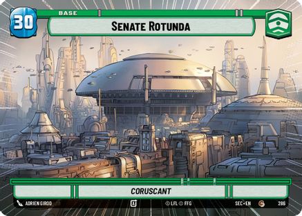 Senate Rotunda // Experience (Hyperspace) (286 // T04/T04) [Secrets of Power] Star Wars: Unlimited Single Disney
