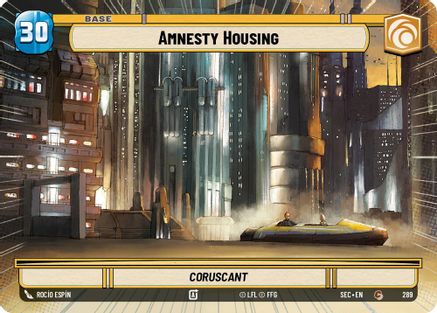 Amnesty Housing // Experience (Hyperspace) (289 // T04/T04) [Secrets of Power] Star Wars: Unlimited Single Disney
