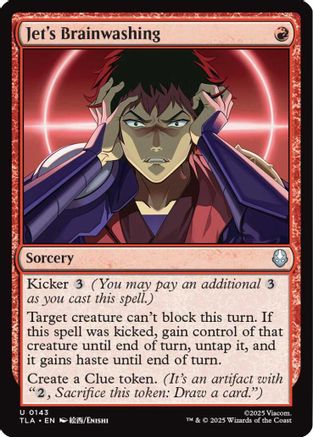 Jet's Brainwashing (TLA-143) [Avatar: The Last Airbender] Foil MTG Single Wizards of the Coast