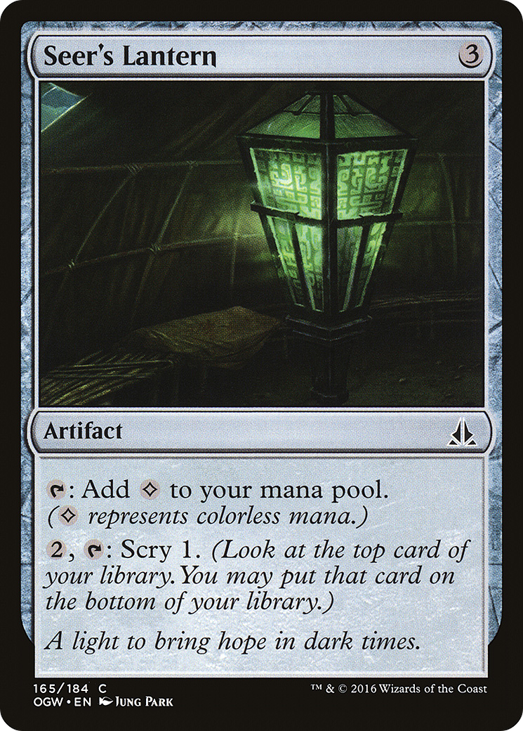 Seer's Lantern (OGW-165) [Oath of the Gatewatch] MTG Single Wizards of the Coast