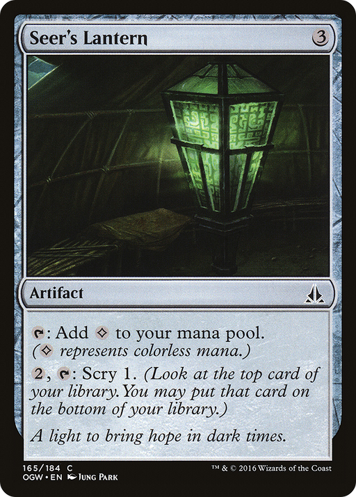 Seer's Lantern (OGW-165) [Oath of the Gatewatch] MTG Single Wizards of the Coast