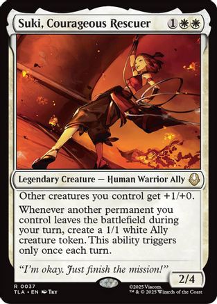Suki, Courageous Rescuer (TLA-037) [Avatar: The Last Airbender] MTG Single Wizards of the Coast