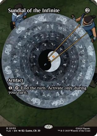 Sundial of the Infinite (Borderless) (TLE-055) [Avatar: The Last Airbender: Eternal-Legal] Foil MTG Single Wizards of the Coast