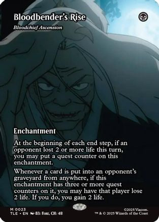 Bloodbender's Rise - Bloodchief Ascension (TLE-023) [Avatar: The Last Airbender: Eternal-Legal] MTG Single Wizards of the Coast