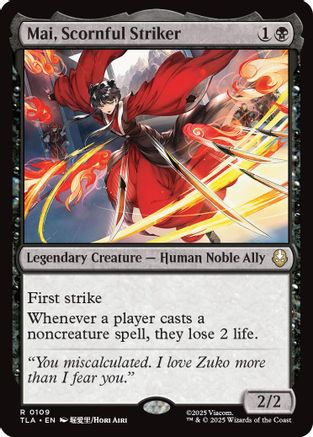 Mai, Scornful Striker (TLA-109) [Avatar: The Last Airbender] MTG Single Wizards of the Coast