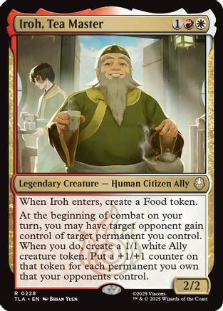 Iroh, Tea Master (TLA-228) [Avatar: The Last Airbender] MTG Single Wizards of the Coast