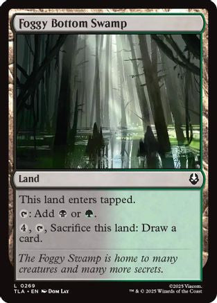 Foggy Bottom Swamp (TLA-269) [Avatar: The Last Airbender] Foil MTG Single Wizards of the Coast
